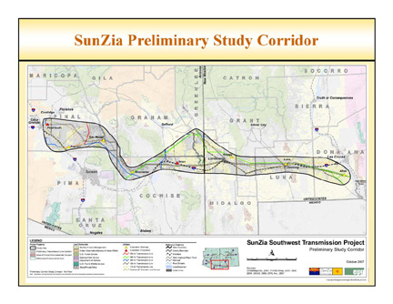 Preliminary SunZia Corridor